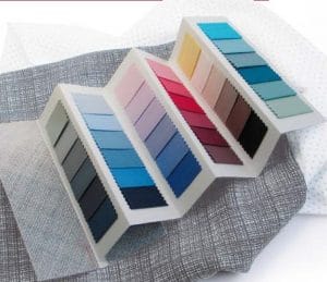 kleurenwaaier zomer stof folder model